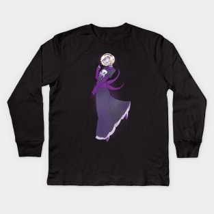 Homestuck Rose Lalonde Grimdark Design Kids Long Sleeve T-Shirt